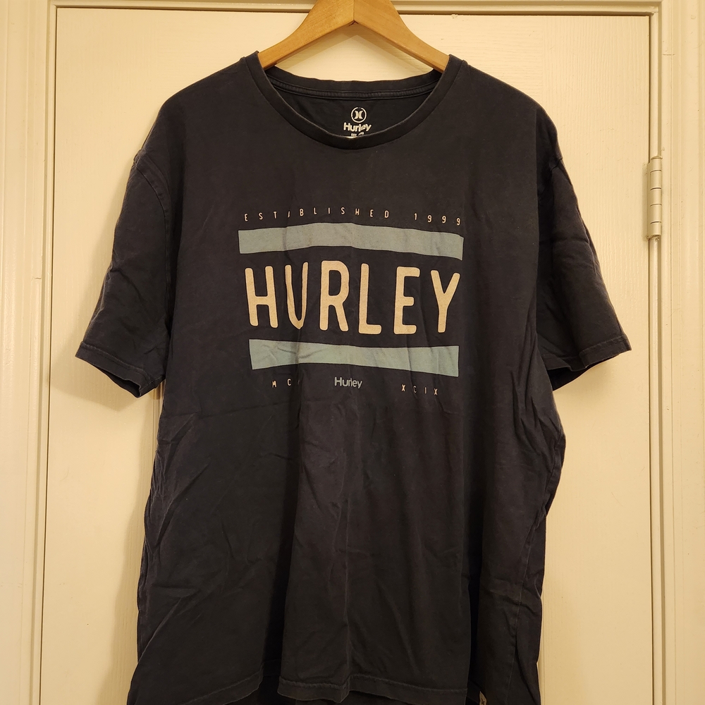 Hurley Men's Navy Graphic Tee